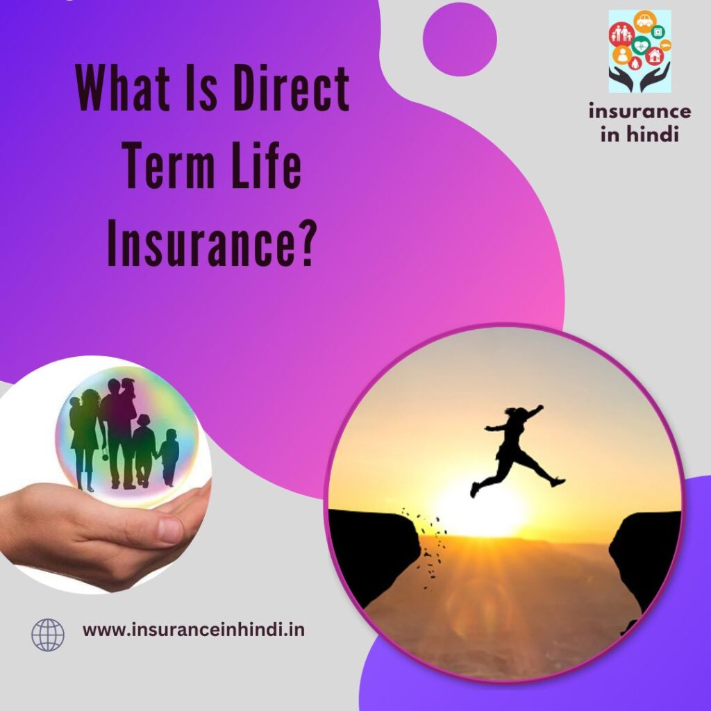 डायरेक्ट टर्म लाइफ इंश्योरेंस क्या है? - What Is Direct Term Life Insurance?